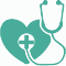 Stethoscope and heart icon