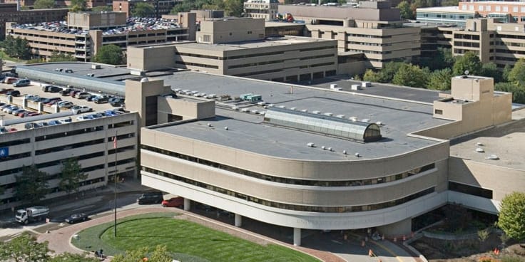 Michigan Medicine campus aerial view