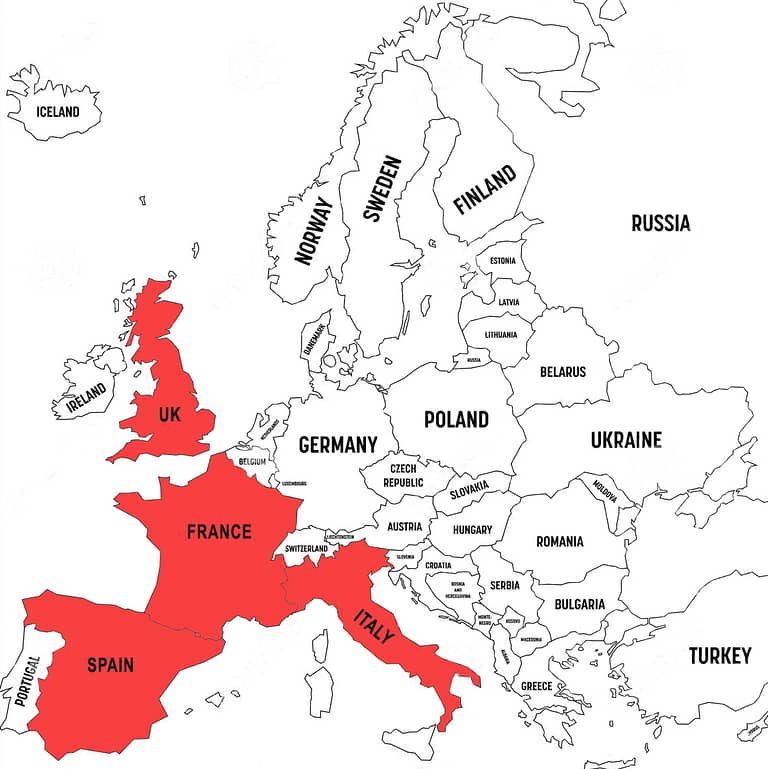 Map of Europe